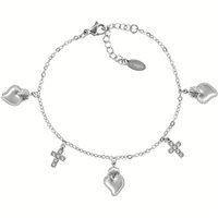 Armband Amen Dame Acciaio donna in  Chirurgenstahl Zircone ACBR818392B